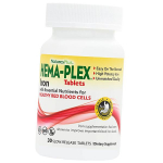 Vitamiinid vere tervisele, Hema-Plex Raud koos oluliste toitainetega, Nature's Plus (36375187) 10tab