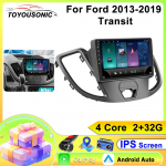 Autoraadio Carplay Fordile 2013-2019 Transit Navigatsioon GPS Android Auto Multimeediam&auml;ngija Stereo&uuml;ksus WiFi BT Ei 2din 4G 4 core 2GB+32GB CP