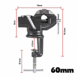 60mm 70mm 80mm P&ouml;&ouml;rdalusega Lauakruustang Klamber Raskekaaluline Puidut&ouml;&ouml; Klamber Ragum Klamber Laua T&ouml;&ouml;pingi Kruustang 60mm