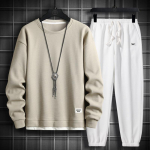 Meeste dressir&otilde;ivad, 2-osaline komplektid, hip-hop riided meestele, riided, t&auml;navar&otilde;ivad, vabaaja dressipluus ja p&uuml;ksid, meeste moer&otilde;ivad L