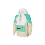 Nike poollukuga kapuutsiga laste joped v&auml;rviblokkidega, roheline DX6297-100 M