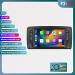 Hizpo 2Din Android 13 Autoraadio Mercedes Benz R-klassi W251 R300 R280 R320 2005-2017 jaoks Multimeedia Video M&auml;ngija Navigatsioon Intelligentne RDS GPS Carplay P2CP 4Core 2G 32G