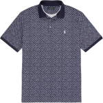 Polo Ralph Lauren V&auml;ike Hobuse Logo Tikitud Tekstuuriga Puuvillane L&uuml;hikeste Varrukatega Polo S&auml;rk Meeste pealmine riietus Tumesinine 710874706-001 S gray