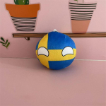 10cm Polandball Pl&uuml;&uuml;sm&auml;nguasi UK Ukraina Saksamaa Countryball T&auml;idisega Nukk Dekoratsioon 10cm