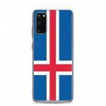 Coque T&eacute;l&eacute;phone &ndash; Samsung &ndash; Galaxy S20 Plus &ndash; Drapeau Islande &ndash; Souple &ndash; mitmev&auml;rviline