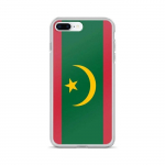 Coque iPhone &ndash; Drapeau Mauritanie &ndash; iPhone 7 Plus &ndash; Supp &ndash; Mitmev&auml;rviline &ndash; Vertikaalne