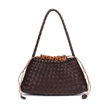 K&auml;sit&ouml;&ouml;na kootud &otilde;lakott Crossbody Lihtne vabaaja naiste k&auml;ekott Kaenlakott Moodne poolkuu pehmest PU-nahast k&auml;ekott black
