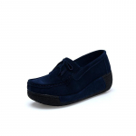 Suvised naiste vabaajajalatsid Seemisnahast Slip-On Flats Platform Loafers 35