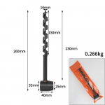 Outdoor Survival Tool Puidupuur Manuaalne k&auml;sitigu mutriv&otilde;ti Bushcrafti asunikele 16x260mm