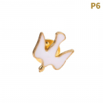 1 tk katoliku kristlik Jeruusalemma risti pross, religioossed ehted, halo kingitused 1.7*1.7cm