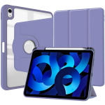 &Uuml;hildub iPad Pro 11, iPad Air 10. p&otilde;lvkonna, kolmeks volditava akr&uuml;&uuml;list pliiatsihoidjaga tahvelarvuti &uuml;mbrise, iPad 12.9 p&ouml;&ouml;ratava klappkaane ja kaitse&uuml;mbrisega ipad mini6 2021 lavendlililla v&auml;rv