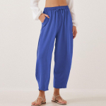 Naiste vabaaja &uuml;hev&auml;rvilised suvep&uuml;ksid elastse v&ouml;&ouml;kohaga, lahtised, kerged, n&ouml;&ouml;riga, taskutega XL