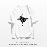 Suvemood Heavyweight Retro Meeste Inglise Kirjad 100% Puuvillane Prinditud &Uuml;markaelus Kvaliteetne Casual Fitness Street T-s&auml;rk M