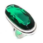 Chrome Diopside Gemstone Handmade 925 Sterling Silver Jewelry Ring Size 6 g1a75