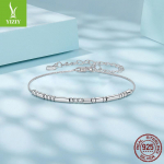 Morse kood Ma armastan sind K&auml;ev&otilde;ru S&otilde;brap&auml;eva kingitus S925 Sterling H&otilde;be Personaliseeritud K&auml;ev&otilde;ru S&otilde;brannale