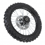 14-tolline esiratta komplekt 60 100 14 2.5 14 Rehvi sisekumm 15 mm velje telg pidurikettaga 125 140 150 160 cc pitbike'ile