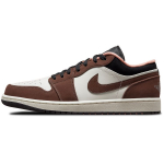 Air Jordan 1 Low Mocha Meeste Tossud Pruun Hele-&Scaron;okolaad Punane-Bliss DC6991-200 44.5