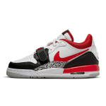 Air Jordan Legacy 312 Low GS Fire Red Laste tossud Valge Must Hundihall CD9054-160 38