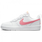 Nike Court Borough Low 2 GS Valge Korallikreem Laste Tennised Laser-Oranž BQ5448-124 40