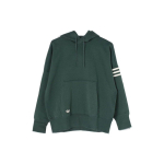 Adidas Originaalid Trefoil Solid Logo Print Pingutusn&ouml;&ouml;riga kapuuts pikkade varrukatega Unisex topsid, roheline HR8654 XL