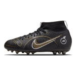 Nike Mercurial Superfly 8 Academy &Uuml;mar nina Paelkinnitusega Libisemiskindel Vastupidav K&otilde;rge s&auml;&auml;rega Jalgpallikingad Laste toss Must DJ2859-007 32