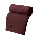 Soojendusega sall USB-toitega soojendusega sall 3 temperatuuriseadistusega lukuga talvine soe m&auml;his kaasaskantav soojendusega tekk reisimiseks, lendudeks, maanteereisideks A veinipunane v&auml;rv