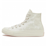 Converse 1970ndate Chuck All Star Tekstuuriga Lilleline K&otilde;rge Kanna L&otilde;uendikingad Unisex Tossud Beež A07247C 35