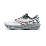 Saucony Triumph 21 Mugavad P&otilde;rutust Summutavad Vastupidavad Hingavad Madalad Vabaaja Linnas K&auml;imiseks Jooksujalatsid Unisex toss Hall Roheline S20881-215 40.5