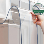 Kvaliteetne l&auml;bipaistev PVC uksekardin - S&auml;&auml;sekindel, pehme vahesein kliimaseadmele, koju, poodi v&otilde;i varjuks. 2.0m Height