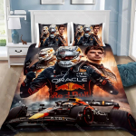 Tekikate Padjap&uuml;&uuml;r Voodipesukomplekt F1 L-Lando N-Norris T&auml;iskasvanud Poiss T&uuml;druk Magamistoa Kaunistus Laste Kingitus &Uuml;heinimese Kaheinimese Suur Suurus 155x215cm