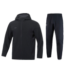 Under Armour Gradient Reflective Logo Jakk T&auml;hetr&uuml;kiga Kootud Spordip&uuml;ksid Vabaaja Spordidress Meeste &uuml;likond Must 22600401-001+22500706-001 M black