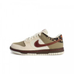 Nike Dunk Low Retro Khaki Team Red Pearl White EU 36.5 roheline
