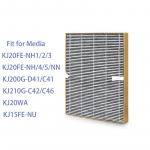 Sobib Midea &otilde;hupuhasti KJ20FE-NH1/NH2/NH3 filtrile KJ200G-D41/C42 filtri elemendile 310*242*35mm Air Clean