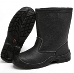 meeste mood terasest varvastega t&ouml;&ouml;ohutussaapad pealtlibistatavad pehmest nahast keevituskingad t&ouml;&ouml;mehe turvalisus k&otilde;rged saapad kaitsejalatsid 280 must