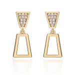 ELLE Ehted 14K Kollased Paksud K&otilde;rvar&otilde;ngad (Kuldne n&ouml;&ouml;pn&otilde;el) ELGPEE144 yellow gold