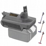 Rosfix Adapter Makita 18V Akule Dyson V10 jaoks &ndash; &Uuml;hildub V10 Animal, Absolute, Motorheadiga | ABS-materjal | L&uuml;hisvoolukaitse