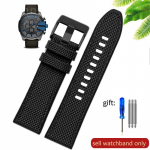 L&otilde;uendist silikoonist kellarihm DIESEL Dz4500 Dz4506 DZ7420 meestele Officer Series 24 26mm 28mm tarvikud Nailonist kellarihm 24mm