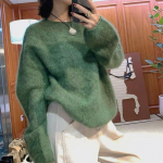 Uus 25 S&uuml;gis/Talv &Uuml;herealine &Uuml;mara kaelusega Paksendatud Kootud Kampsun Ka&scaron;miir Merinovillast One Size [90-150 lbs]