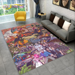 3D-koomiks Jurassic Parki dinosauruste ala vaip, suur vaip, elutoa diivani uksematt, libisemiskindel lapse p&otilde;randamatt 60*90cm