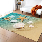 Rannavaip mere &auml;&auml;res Kaasaegne disainivaip Magamistoa dekoratsioon P&otilde;randamatt Esikuvaip Magamistoas Laste toa libisemisvastane vaip 40x60cm