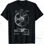 Retro Vintage Kaamera Filmitegija T-s&auml;rk Filmirulli Patent Minu Keha Minu Valik Graafilised T-s&auml;rgid S