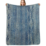 Ndop Kamerun L&auml;&auml;ne-Aafrika Tekstiilitr&uuml;kiga Tekk tekid ja pleedid Vintage Pehmed Tekid Beebitekid 30x40in gray