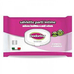 Lingettes hygi&egrave;ne intime animaux - Inodorina - 40 unit&eacute;s - Sans parfum - Apaisant - Hydratant - Mauve bio