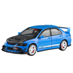 1/24 Mitsubishi Lancer Evolution 9 Sulamist Sportauto Mudel Metallist Muudetud Rajav&otilde;istlusautod Auto Mudel Heli Valgus Laste Kingitused sinine