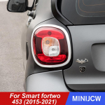 2pcs Car Taillight Rear Lamp Frame Trim Cover Sticker Decoration Shell Housing For Smart fortwo 453 Car For 453 fortwo