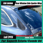 For Skoda Superb Combi/Touring tagaaken k&uuml;lgspoiler tiib auto tagumine pagasiruumi hajuti Canard splitter kerekomplekt TSI TDI Gloss Black