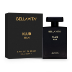Bella Vita Luxury KLUB | Kauakestev Eau De Parfum 100ml Parf&uuml;&uuml;m Mehele | Sidrun, Roos ja Vanill | Muskuse, V&uuml;rtsikas ja Puidune Esmaklassiline L&otilde;hn Meestele 100ML