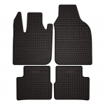 Dywaniki samochodowe gumowe do: Fiat 500e II hatchback, Elektryk (2020-) - czarne, dopasowane
