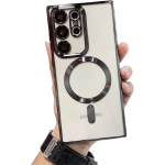 Galaxy Note 20 Ultra &uuml;mbris, magnetiline [Toetab Magsafe laadijat], juhtmevaba, kriimustuskindel, p&otilde;rutuskindel, kaetud, l&auml;bipaistev, t&auml;ielik kaamerakaitse, telefoni kate must