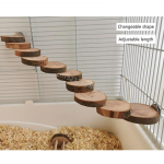 Hamsteriredel Puuplokid N&auml;rimislelu Meriseale Siilile Hiirele Suhkruoravale Oravakujulisele Chipmunkile Ronimiseks 10 Astet 6XDE China Mainland